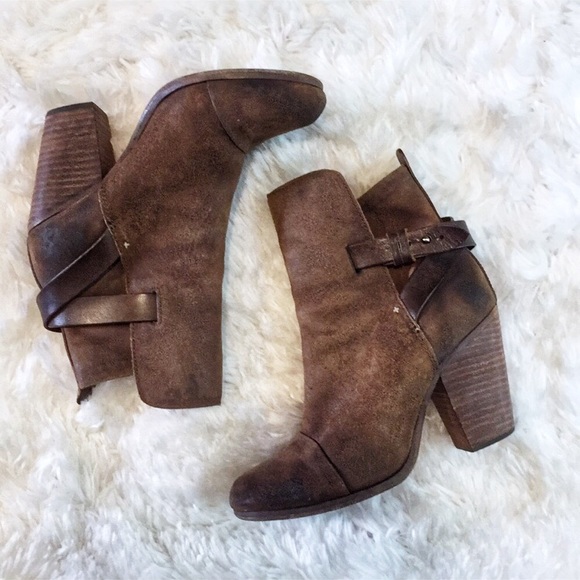 rag & bone Shoes - Rag & Bone Kinsey Brown Booties Size 7.5